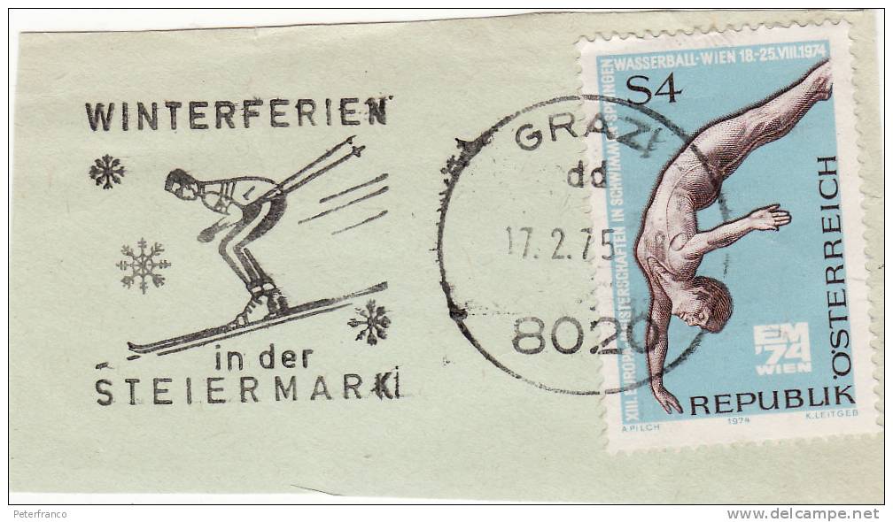 1975 Austria - Steiermark - Ferie Invernali - Máquinas Franqueo (EMA)