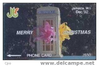 # JAMAIQUE 9 Merry Christmas $50 Gpt 12.92  Tres Bon Etat - Jamaïque