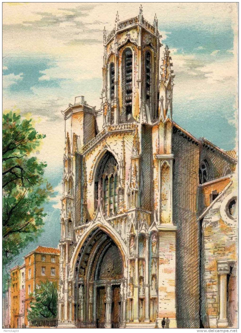 - BARRE & DAYEZ - VILLES - AIX EN PROVENCE -LA CATHEDRALE St SAUVEUR- 2148 D - Barday