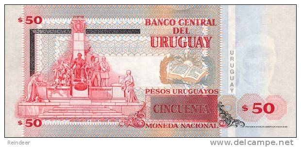 ® URUGUAY: 50 Pesos (2000) UNC Serie B - Uruguay