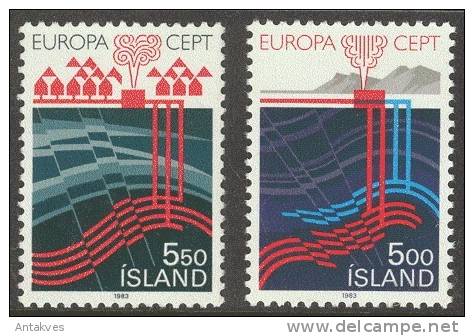 Island 1983 Europa-CEPT Set Of 2 MNH - 1983