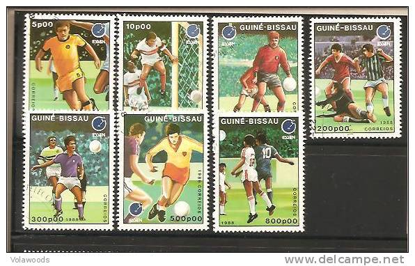 Guinea Bissau - Serie Completa Usata: Campionato Europeo Germania Ovest 1988 - Championnat D'Europe (UEFA)