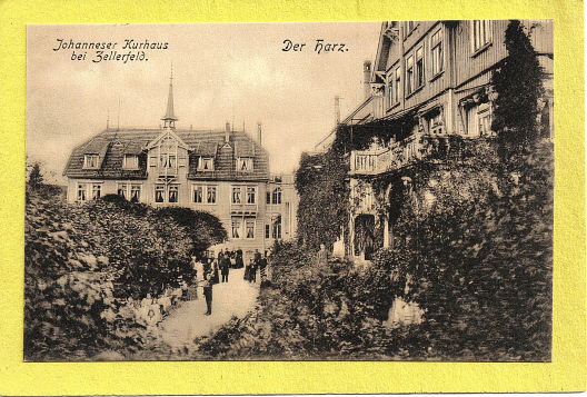 Johanneser Kurhaus Bei Zellerfeld. Der Harz.  1900-10s - Clausthal-Zellerfeld