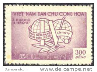 North Vietnam #58 XF Mint Never Hinged From 1957 - Vietnam