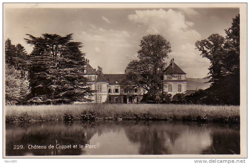 SUISSE VAUD Château De Coppet Et Le Parc - Coppet