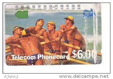 Telecarte Phonecard Australie Australia 6 AUD Telecom Une Des Premières Cartes Australienne  SLSAA - Sonstige - Ozeanien