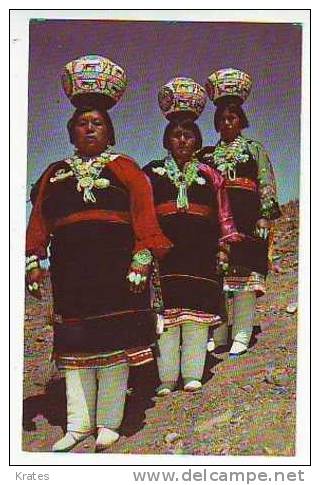 Postcard - Ethnisc, Zuni Olla Bearers - Unclassified