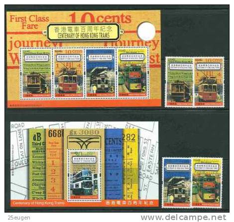 HONG KONG 2004 TRAMWAYS  MNH - Tranvías