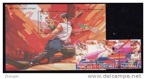 MACAO 1997 MICHEL NO 913-915 BL.45  MNH - Unused Stamps