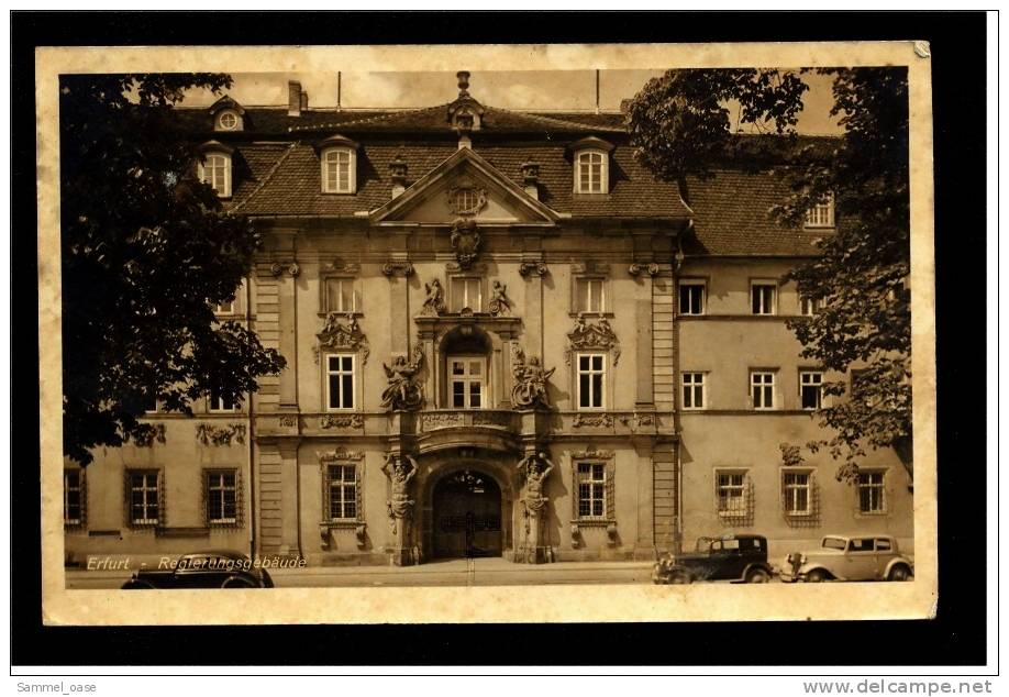 Erfurt  -  Regierungsgebäude   -   Ansichtskarte Ca.1938 - Erfurt