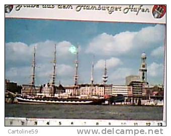 GERMANY HAMBOURG NAVE SHIP MILITARE  VELA SCUOLA VB1992   CR14231 - Harburg