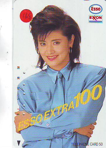 Télécarte Japon *  Publicité Pétrole Essence ESSO (168) Phonecard Japan Petrol Station * Telefonkarte * Femme - Erdöl