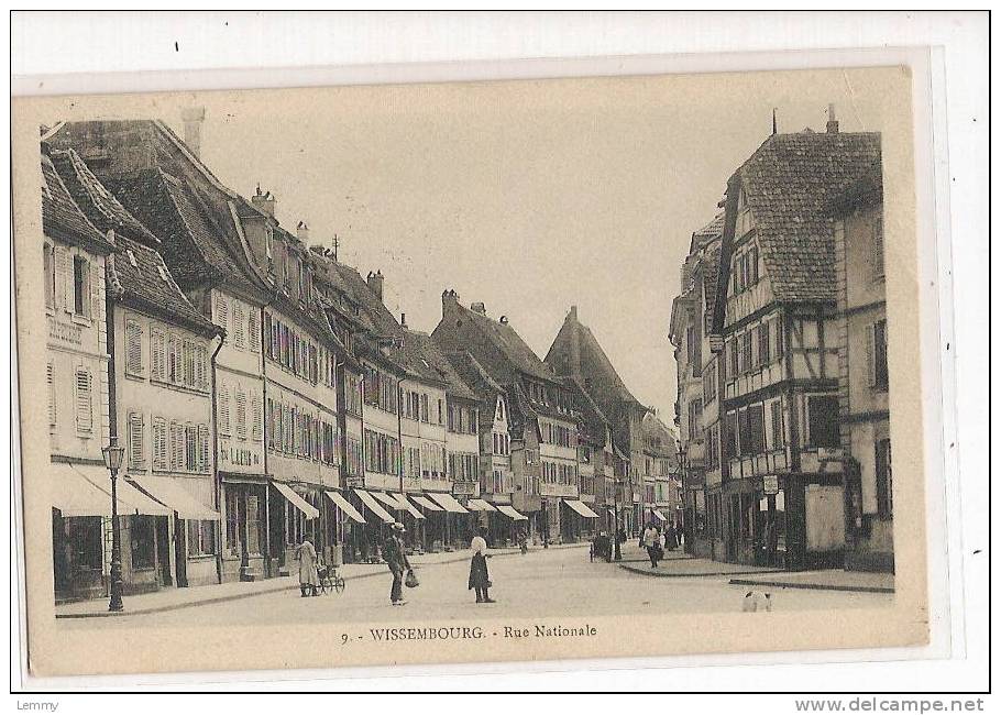 67 - WISSEMBOURG - RUE NATIONALE - Wissembourg