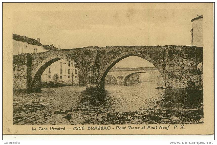 BRASSAC - Pont Vieux & Pont Neuf - Brassac