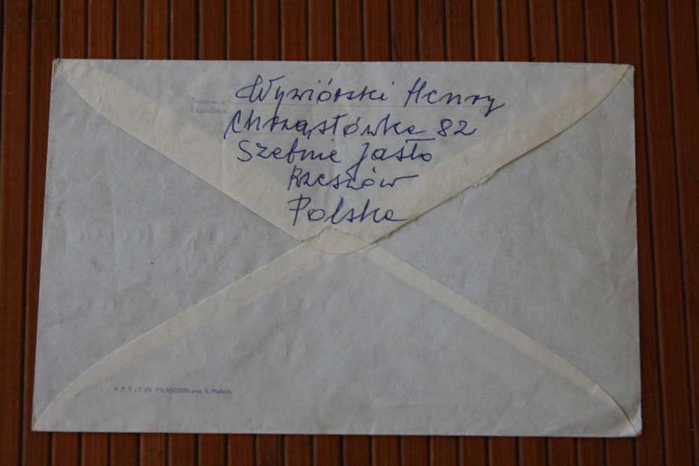 POLOGNE -POLSKA MARCOPHILIE:LETTRE Oblitérations Manuelles AFF MULTIPLE P/  BRIDGEPORT USA -BY AIR MAIL  AVI - Storia Postale