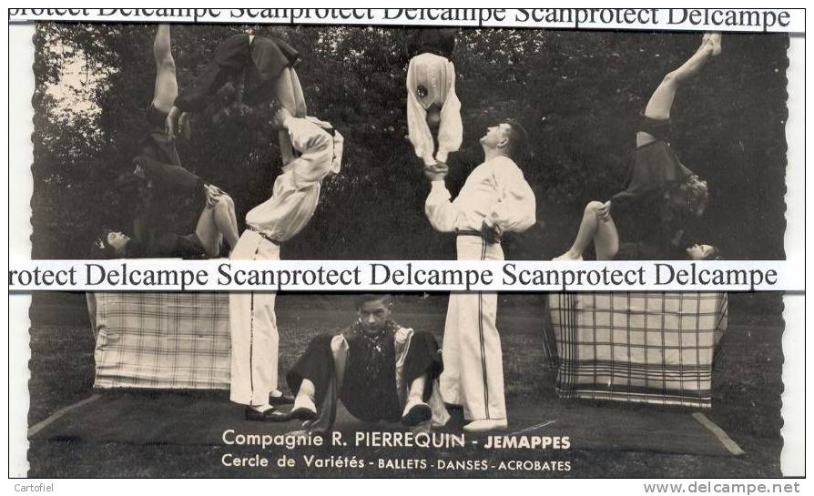 JEMAPPES-COMPAGNIE R. PIERREQUIN-CERCLE DE VARIETES-BALLETS-DANSES-ACROBATES-RARE!! - Mons