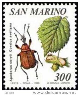 REPUBBLICA DI SAN MARINO 1990 FLORA E FAUNA SERIE COMPLETA COMPLETE SET MNH - Unused Stamps