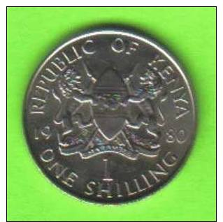 KENYA // 1 SHILLING 1980    (PC4706) - Kenia