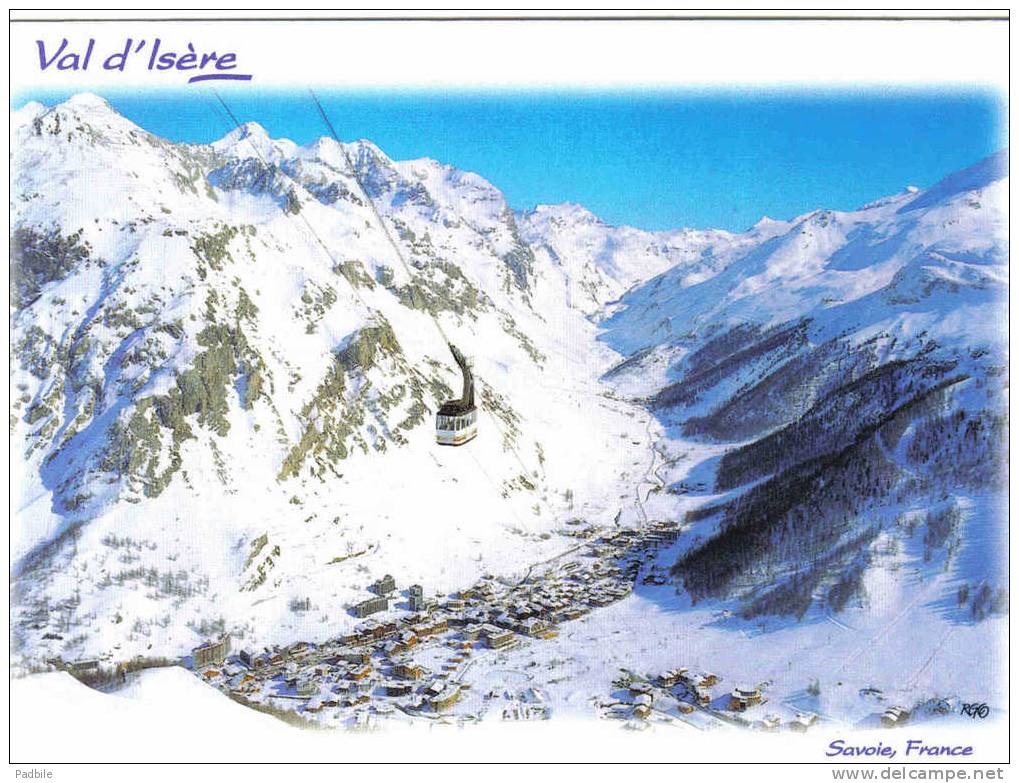 Carte Postale 73. Val D´Isère Le Téléphérique Trés Beau Plan - Valmorel