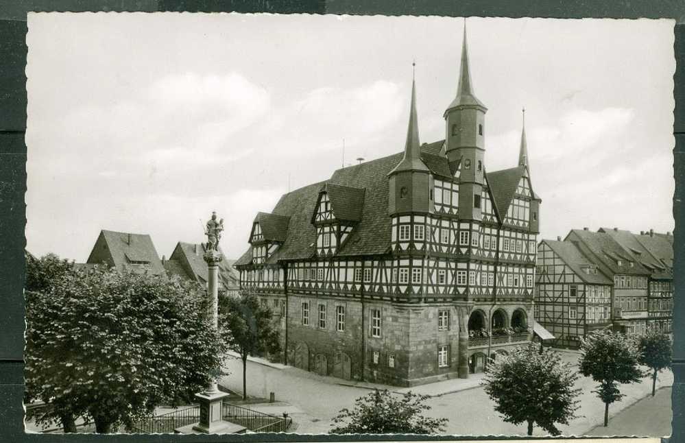 Duderstadt , Rathaus Mit Mariensäule  - De34 - Duderstadt