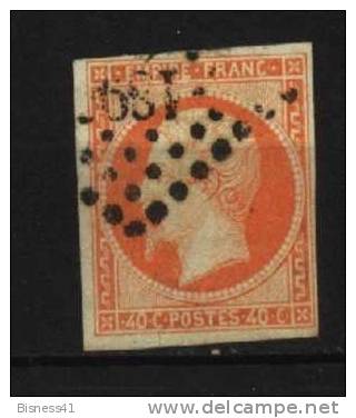 France: N° 16 Oblitéré Et Superbe Cote : 18 Euros (1) - 1853-1860 Napoléon III.