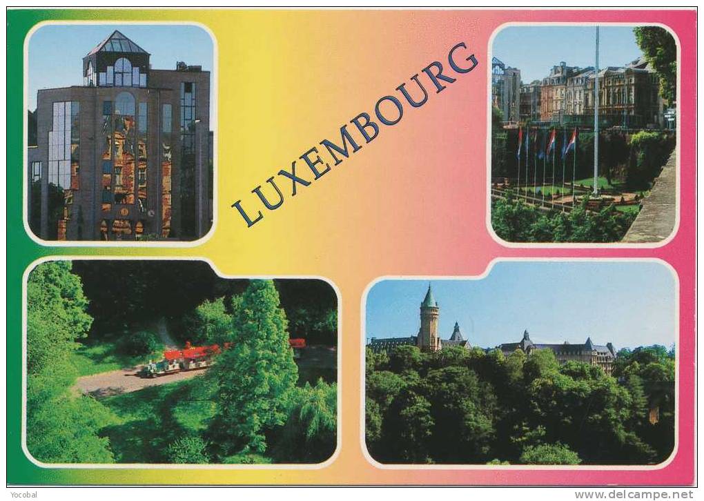 Cp , LUXEMBOURG , Multi-Vues - Luxembourg - Ville