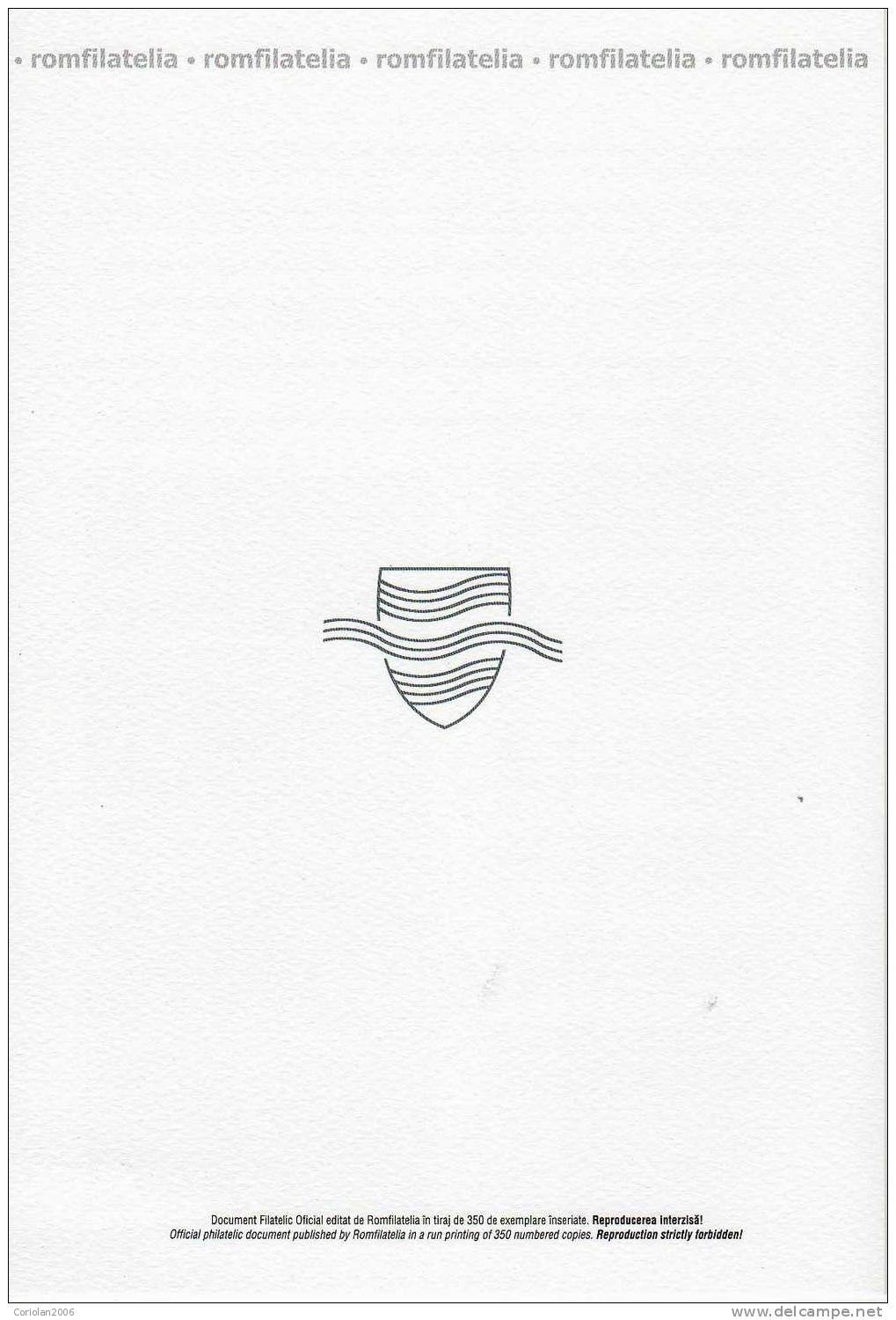 Romania 2010 / Danube´s Coat Of Arms (I) / Philatelic Document - Covers