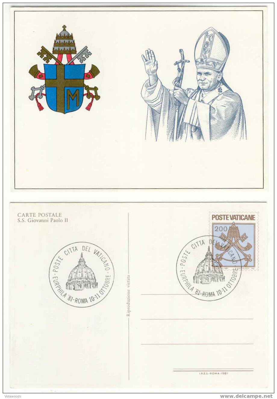 Vaticano - Cartolina Postale S.S. Giovanni Paolo II - Interi Postali