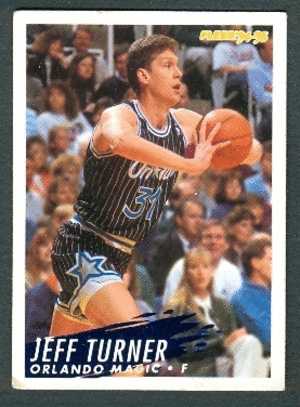 Basket, NBA, Fleer 94/95 : JEFF TURNER, ORLANDO MAGIC, N° 171 - 1990-1999