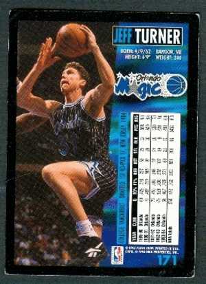 Basket, NBA, Fleer 94/95 : JEFF TURNER, ORLANDO MAGIC, N° 171 - 1990-1999