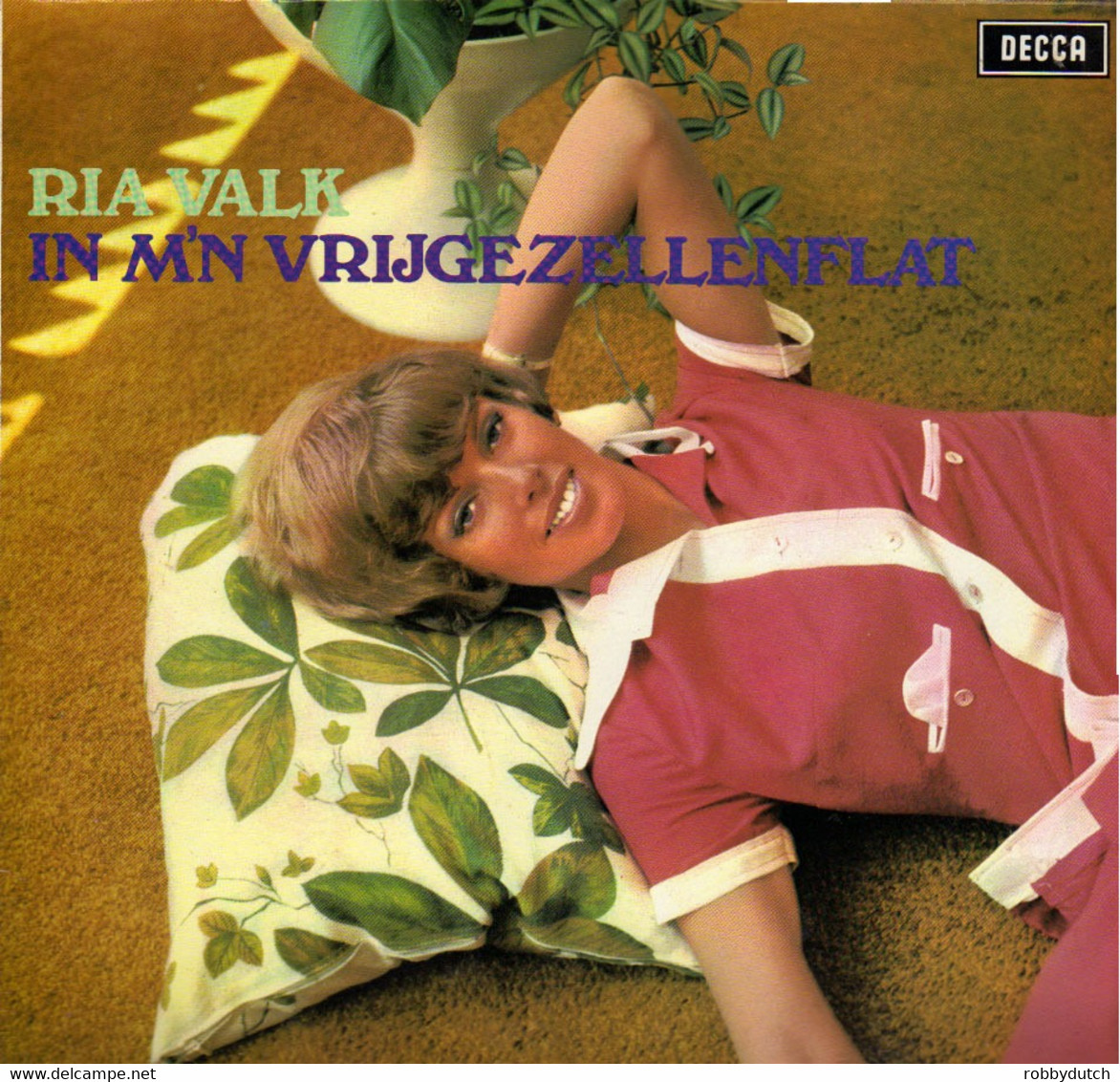 * LP *  RIA VALK - IN M'N VRIJGEZELLENFLAT (Holland 1969 Zeldzaam!!!) - Other - Dutch Music