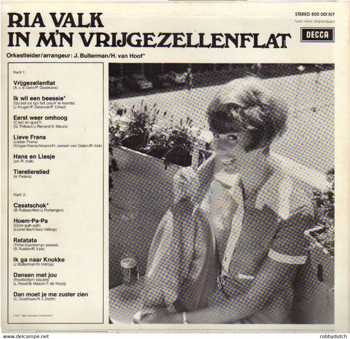 * LP *  RIA VALK - IN M'N VRIJGEZELLENFLAT (Holland 1969 Zeldzaam!!!) - Andere - Nederlandstalig