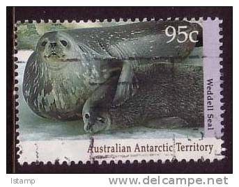 1992 - Australian Antarctic Territory Regional Wildlife 95c WEDDELL SEAL Stamp FU - Used Stamps