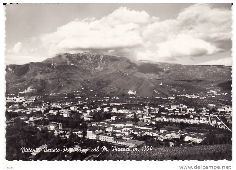 VENETO - Treviso - Vittorio Veneto 	- Panorama Col Monte Pizzoch - Treviso