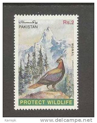 PAKISTAN MNH(**) STAMPS (MONAL PHEASANT 21ST WILDLIFE SERIES -1997) - Pakistan