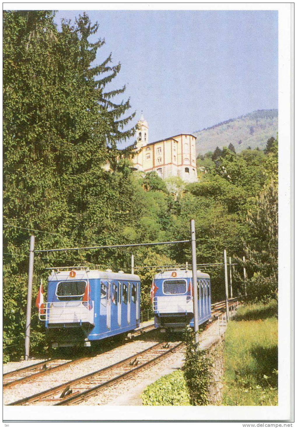 695  - Treni, Funicolari, Locarno (Canton Ticino, Svizzera). - Funiculaires