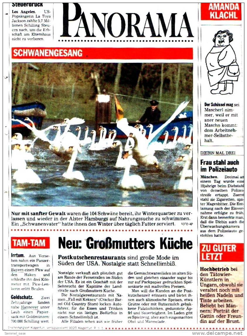 KLEINE  ZEITUNG Kärnten Klagenfurt  9.4.1993  -  TV, Fussball , Kultur , Politik Und Interessante Berichte - Sonstige & Ohne Zuordnung