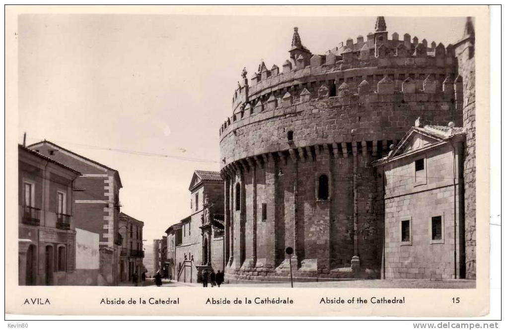 ESPAGNE Avila Abside De La Cathédrale - Ávila