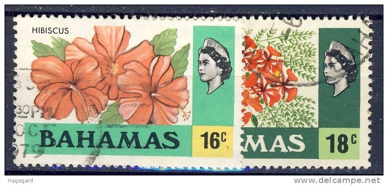 +Bahamas/ Caribia 1971-73. Michel 335+402. Used(o) - Bahamas (1973-...)