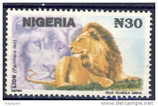 #Nigeria 1993. Lion. Michel 610. Used(o) - Nigeria (1961-...)