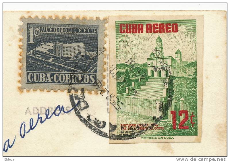Real Photo El Cobre Near Santiago With Stamp El Cobre 1956 - Cuba