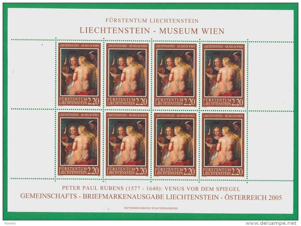 LIECHTENSTEIN - Museo Liechtenstein A Vienna - Blocks & Sheetlets & Panes
