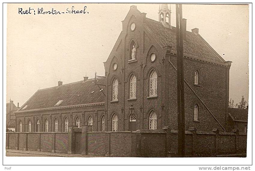 Reet : Klooster En School ------fotokaart - Rumst