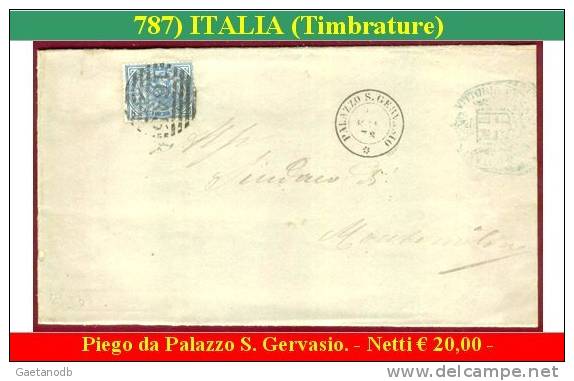 Palazzo San Gervasio 00787 - Storia Postale