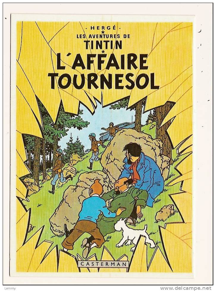 CP TINTIN -  Ed. ARNO 1981 -  L'AFFAIRE TOURNESOL - Comics