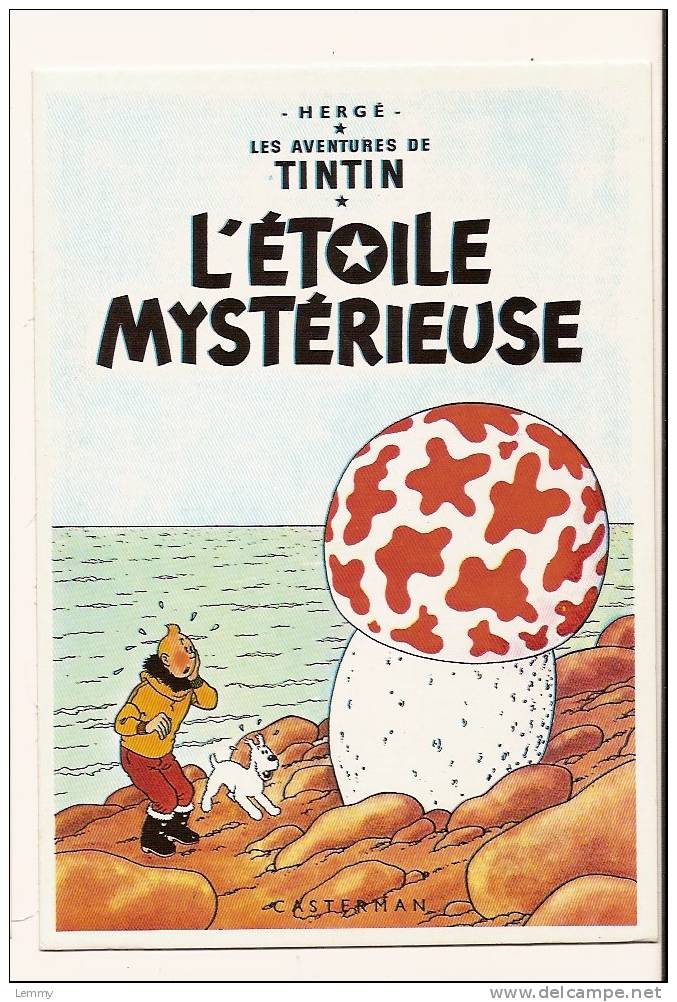 CP TINTIN -  Ed. ARNO 1981 -  L'ETOILE MYSTERIEUSE - Comics