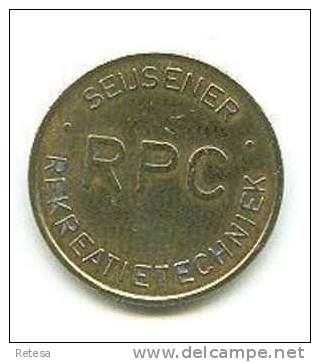 JETON  SEIJSENER  RPC  REKREATIETECHNIEK - Monedas/ De Necesidad