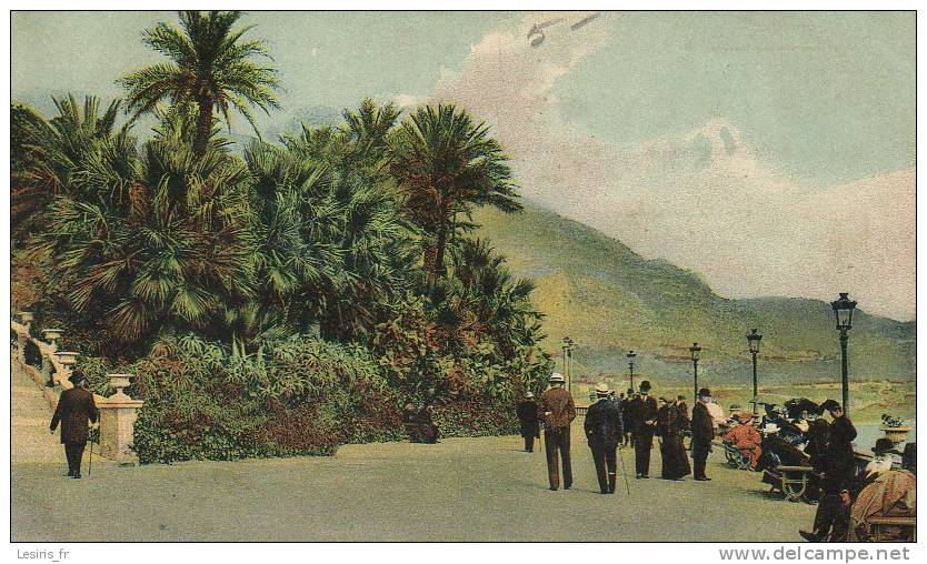 CPA - MONTE CARLO - VUE SUR LES TERRASSES - 960 - L. L. - ANIMEE - Terraces