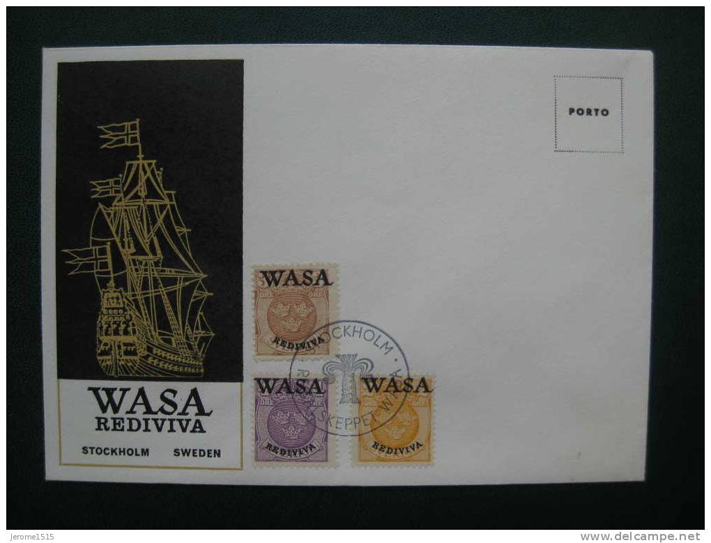 Timbres Suede : FDC 1910 - FDC