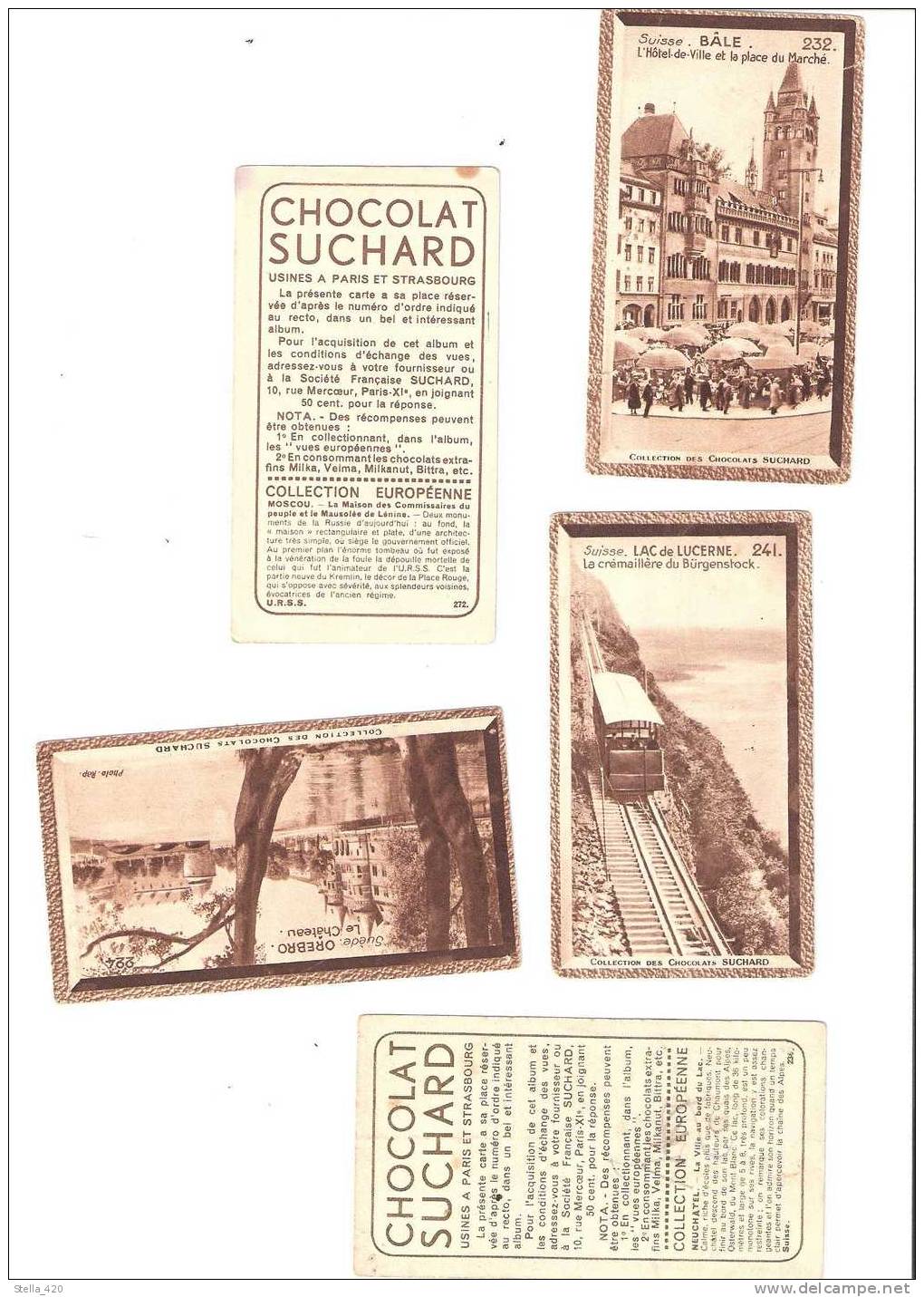 Collection Chocolat  Suchard     25 Images - Suchard